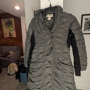 Issue Miyake Ruched Down long style  Puffer Coat